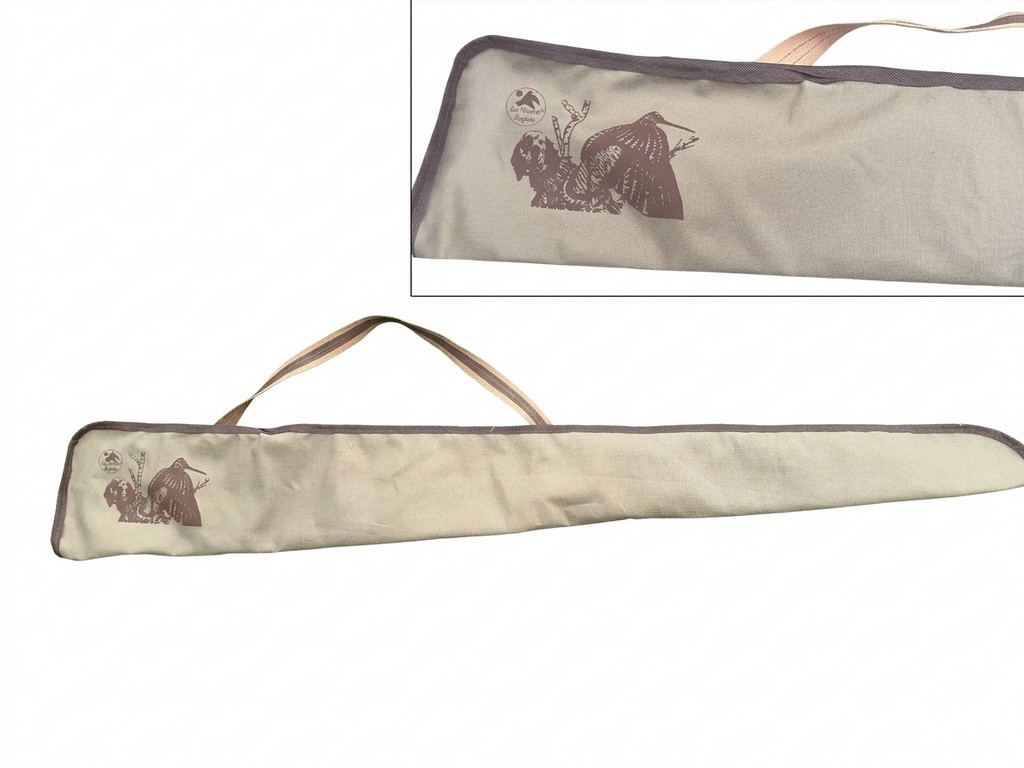 2902002 - FODERO STOFFA MEZZA ZIP COMPLETO DI TRACOLLA CON CANE E BECCACCIA - 130 CM - CF 12 PZ - LA NUOVA REGINA