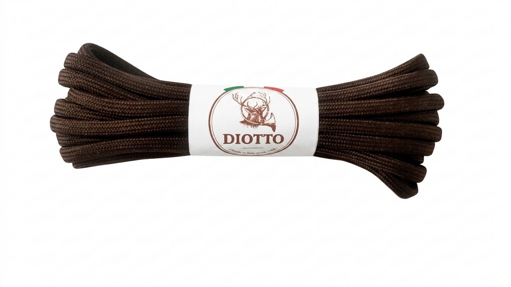 3702002 - LACCI - STRINGHE IDROREPELLENTI E LEGGERE COLORE MARRONE DA 2,00 MT - DIOTTO