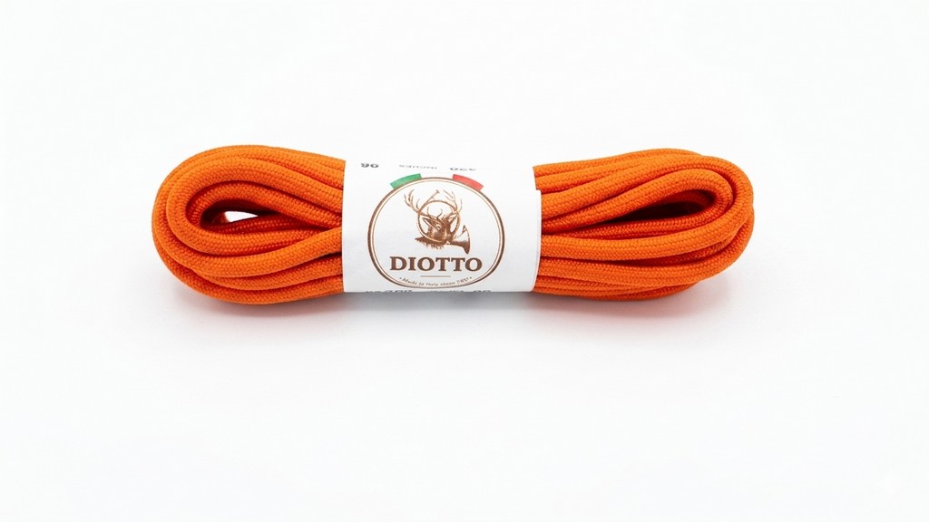 3702005 - LACCI - STRINGHE IDROREPELLENTI E LEGGERE COLORE ARANCIONE DA 2,20 MT - DIOTTO