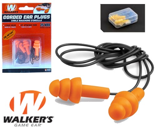 4201030 - COPPIA TAPPI IN SCHIUMA CON CORDA DA 58 CM - GWP-EPCORD-2PK - WALKER'S