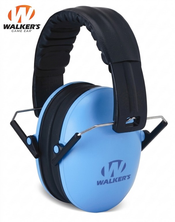 4201056 - CUFFIA PASSIVA PER BAMBINI DA 6 MESI A 8 ANNI - COLORE BLU - GWP-FKDM-BL - WALKER'S