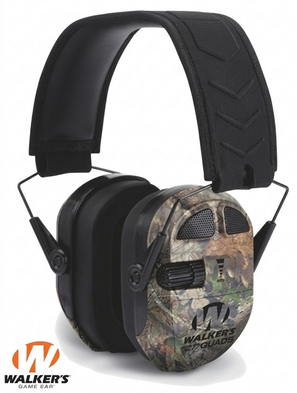 4201071 - CUFFIA PROFESSIONALE ELETTRONICA QUADS CON QUATTRO SISTEMI MICROFONI DIREZIONALI HI GAIN OMNI COLORE REALTREE - GWP-XPMQRT - WALKER'S