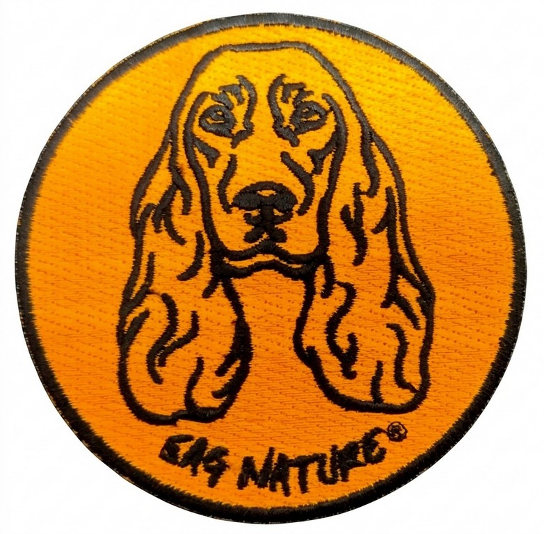 4901006 - PATCH TOPPA TESTA CANE COCKER - DIAMETRO 8,5 CM - SAG NATURE