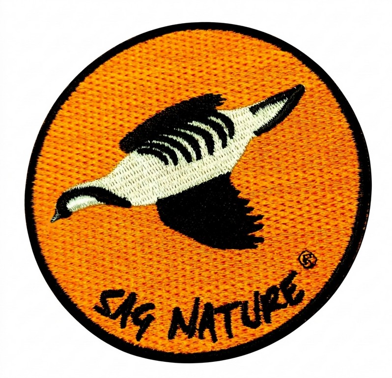 4901007 - PATCH TOPPA COTURNICE IN VOLO - DIAMETRO 8,5 CM - SAG NATURE