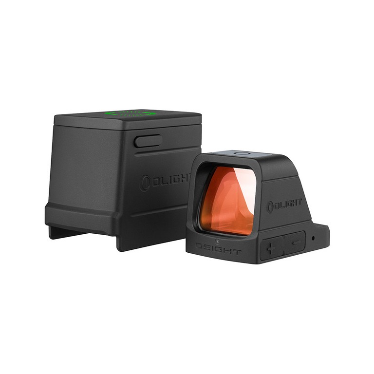 5501028 - PUNTO ROSSO RED DOT OSIGHT-RD 3 MOA NERO RETICOLO ROSSO CON COVER DI RICARICA MAGNETICA - OLIGHT