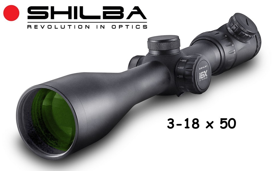 6101017 - OTTICA I6X - 3-18 X 50MM - RETICOLO BALISTICO B.4A - TUBO 30MM A RIEMPIMENTO DI AZOTO - LENTI MADE IN JAPAN - SHILBA - 152308