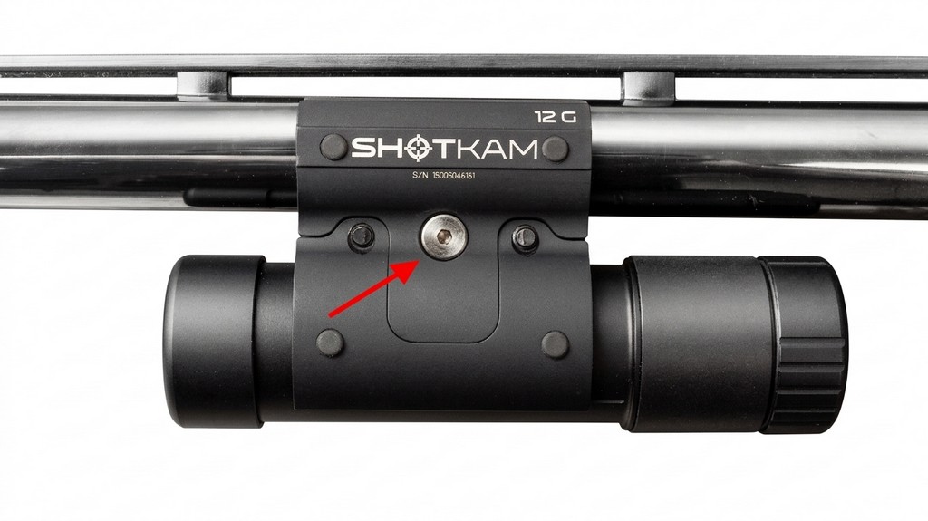 6302006 - SHOTKAM - VITE IN COLORE ARGENTO COMPLETA DI ANELLO DI BLOCCAGGIO PER STAFFA QR CALIBRO 12/20