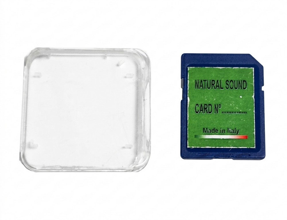 0205003 - SCHEDA VERDE 20 CANTI PER RIPRODUTTORE DIGITALE NATURAL SOUND AR20 - MADE IN ITALY - NATURAL SOUND