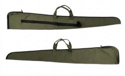 0301060 - FODERO PER FUCILE IN STOFFA 1/2 ZIP COMPLETO DI TRACOLLA E MANICO - 130 CM - CF 12 PEZZI - SAG NATURE
