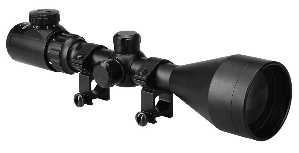 0801081 - OTTICA 3-9x56EG CON RETICOLO ILLUMINATO COMPLETA DI ATTACCHI - LOWCOSTOTT