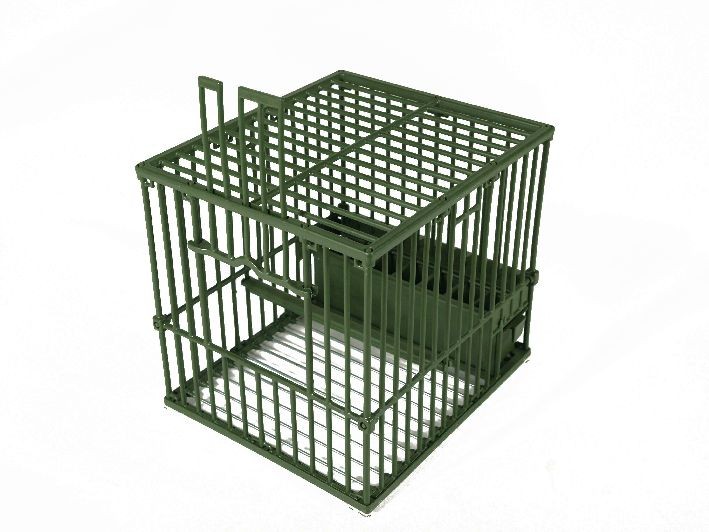 0803037 - GABBIA MINI ALLODOLA BASSA CON TELA 23X17X21H