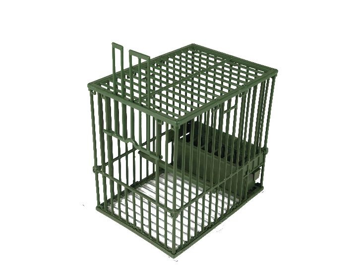 0803046 - GABBIA MINI FRINGUELLO CON APERTURA LATERALE 23X17X21H