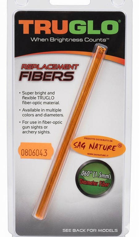 0806043 - KIT FIBRA OTTICA 0,60X1,5 CENTRO ROSSO CONTORNO VERDE - DUAL COLOR - TG05CD - TRUGLO