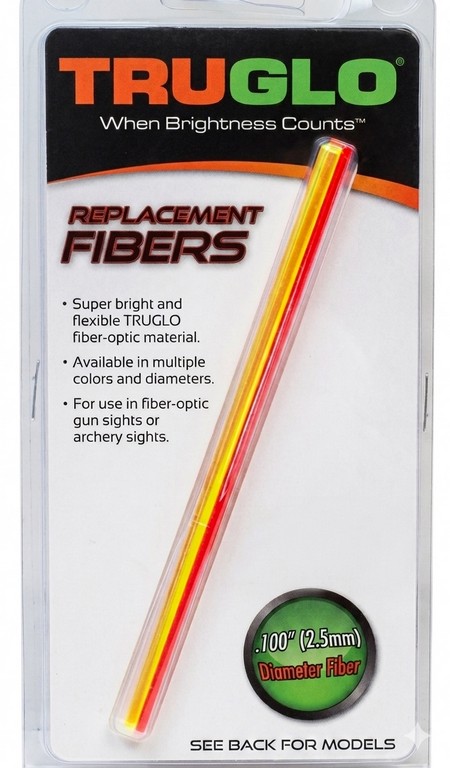 0806156 - KIT FIBRA OTTICA DIAMETRO 2,5 MM SET 2 COLORI 3 ROSSE + 2 VERDI - 0,100X5.5 - TG05F - TRUGLO