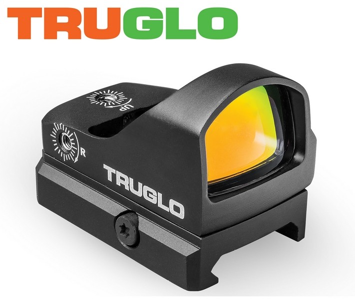 0806333 - MICRO RED-DOT TRU-TEC PER PISTOLA - 23 MM - RETICOLO 3 MOA - 10 LUMINOSITA' - ATTACCO PICATINNY/WEAVER - TG8100B - TRUGLO