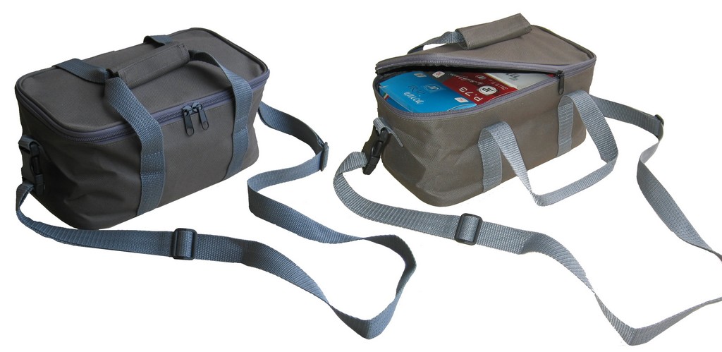 0807001 - BORSA PORTACARTUCCE IN CORDURA VERDE PORTA 4 PACCHI CARTUCCE- SAG NATURE