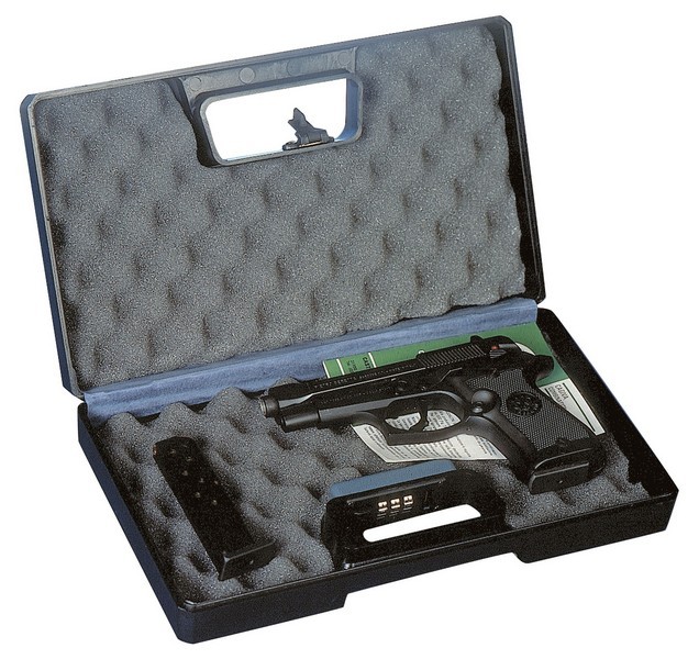 0901130 - 2014 CU VALIGETTA IN P.P. AD INIEZIONE UNIVERSALE PER PISTOLE CON COMBINAZIONE - CM 30X17,5X6 - NEGRINI