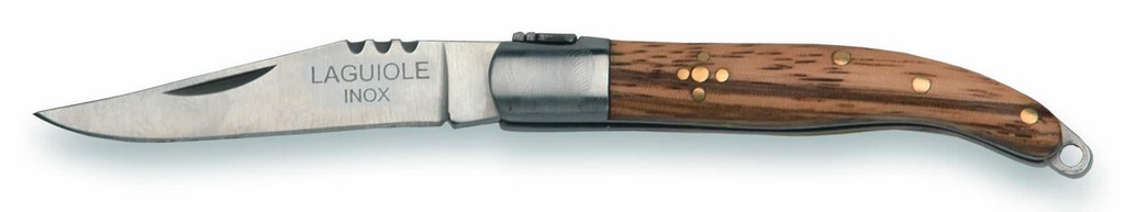 1203209 - COLTELLO LAGUIOLE CON MANICO OLIVO LAMA 6 CM - JKR176