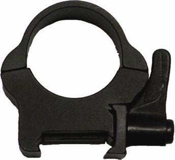 1703052 - ATTACCO MEDIO TUBO DA 25,4 MM BASE WEAVER SGANCIO RAPIDO IN ACCIAO - ART. QFR 25,4WM - OPTISAN