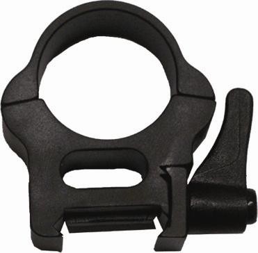 1703053 - ATTACCO ALTO TUBO DA 25,4 MM BASE WEAVER SGANCIO RAPIDO IN ACCIAO - ART. QFR 25,4WH - OPTISAN