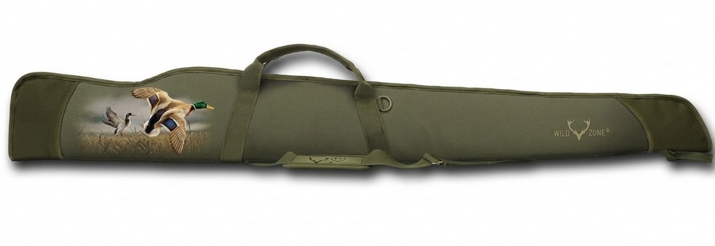 1704003 - FODERO PER FUCILE IN POLYESTERE IMPERMEABILE IMBOTTITO CON CINGHIA REGOLABILE - 130x5x20 CM - GERMANO - ART. M240-1208