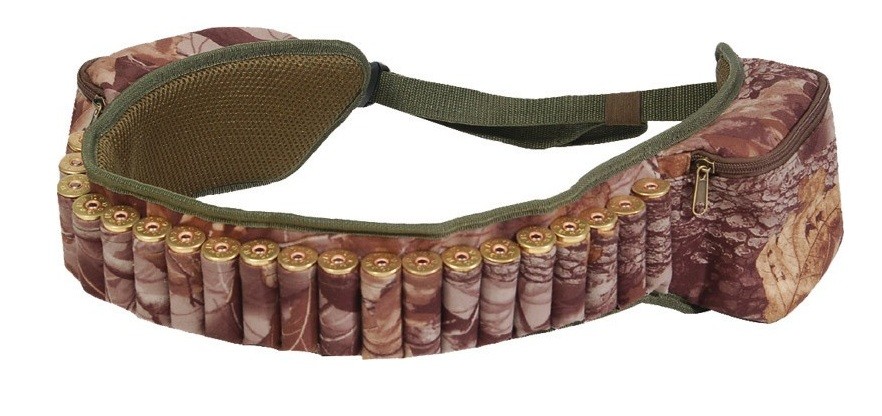 1706030 - CARTUCCERA CON DOPPIA TASCA CAMO CON 20 CELLE CAL. 12 - ART. YHCB2011
