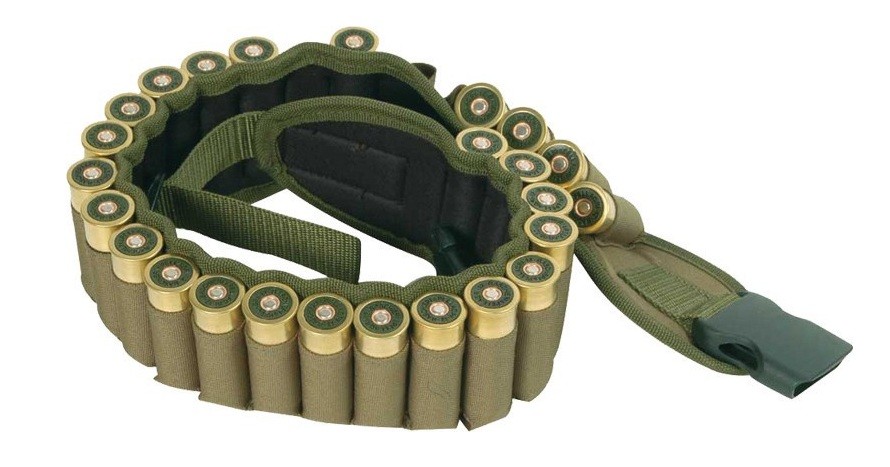 1706034 - CARTUCCERA IN CORDURA RIPSTOP VERDE CON 28 CELLE CAL. 12 - ART. RD06 12
