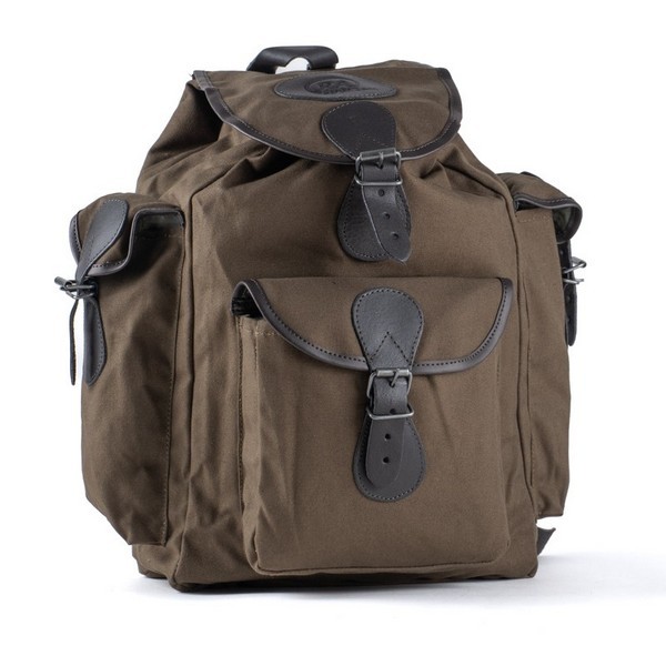 1708064 - ZAINO IN CANVAS CON 3 TASCHE ESTERNE E FODERA INTERNA WATERPROOF CM 40X28X20 - ART. ZAINO SMALL CANVAS