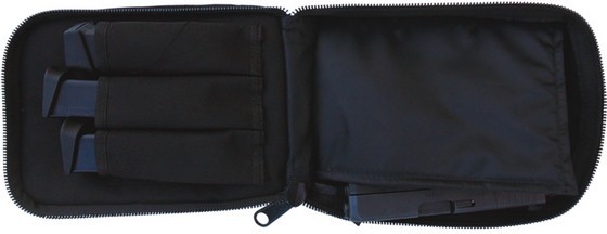 1709034 - FODERO PER PISTOLA E TASCHE PER CARICATORI - CM 24X17 - ART. REV3