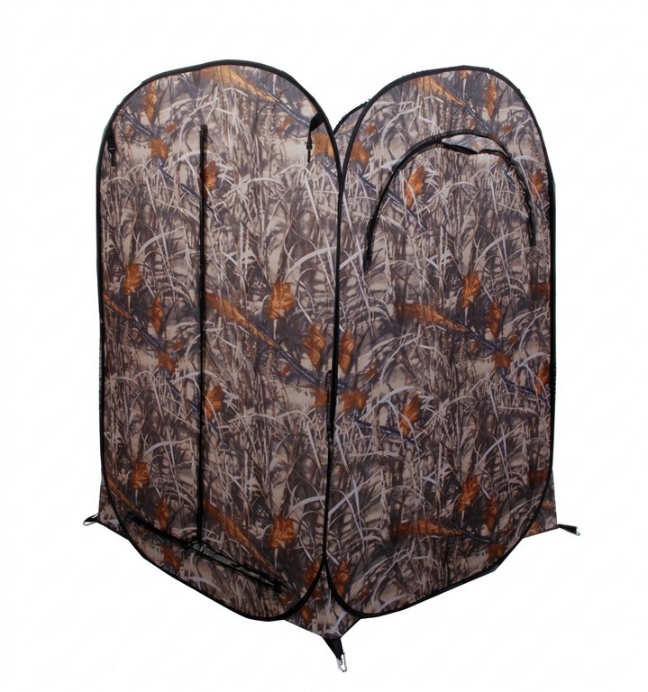 1713011 - CAPANNO CAMUFLAGE IN POLYESTERE PU. RIPIEGABILE CON TETTO CON CUSTODIA PER TRASPORTO - CM 100X100 - ART. HUNTING TEND