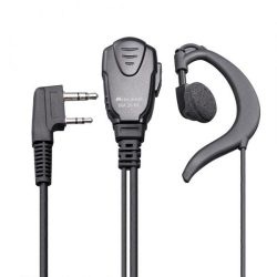 1901007 - MA21-XK - MICROFONO7/AURICOLARE PTT CAVO SPIRALATO 2 PIN KENWOOD - PER RADIO CT890 E SIMILI - SENZA BLISTER - MIDLAND