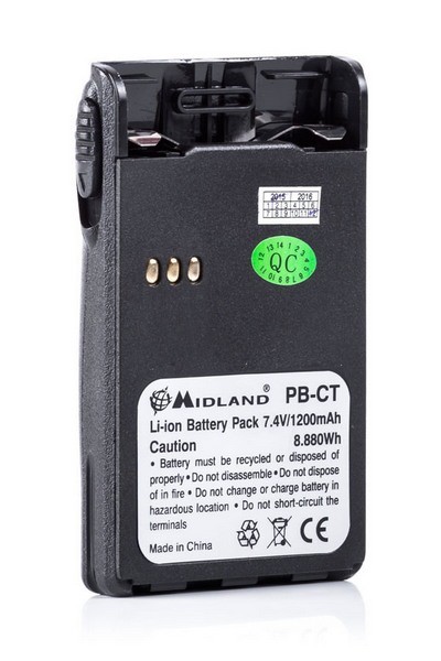 1901008 - PB200/400 PACCO BATTERIA LI-ION 1200MAH PER RADIO CT210 - MIDLAND