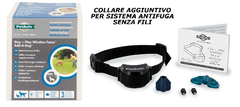 2601068 - COLLARE RICEVITORE AGGIUNTIVO PER SISTEMA ANTIFUGA 2601067 SENZA FILI - PET SAFE - PIF19-14011 - PRENOTA IL PRODOTTO invia WhatsApp al +39 3286953793
<strong>WhatsApp3286953793Da cellulare</strong></a>