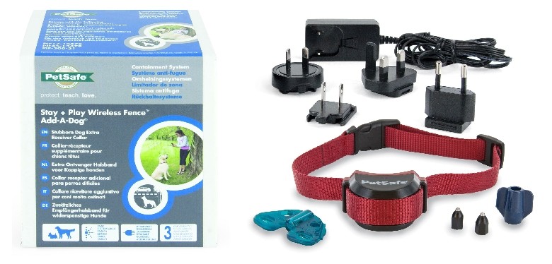 2601069 - COLLARE RICEVITORE AGGIUNTIVO PER SISTEMA ANTIFUGA SENZA FILI IDEALE PER CANI MOLTO OSTINATI - PET SAFE - PIF19-14186
