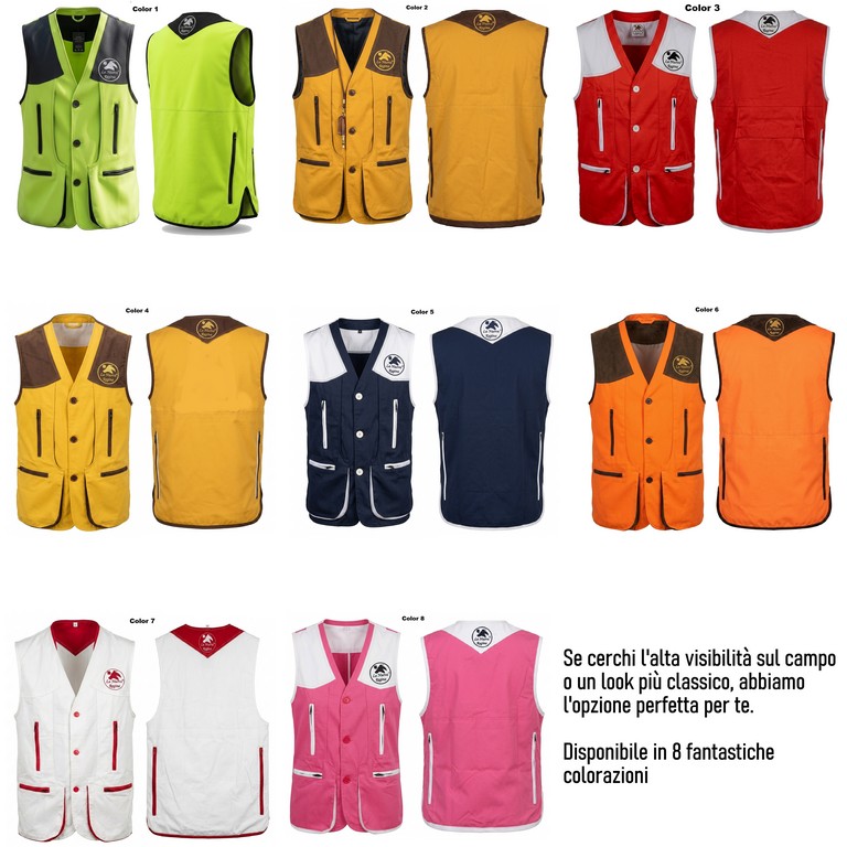 2901045 - GILET DRESSEUR - NEUTRO SENZA RICAMO - TRAINING - TG S ALLA 5XL - LA NUOVA REGINA - SAG NATURE