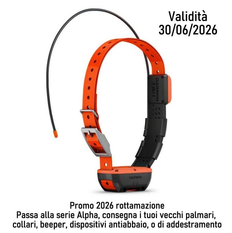 3201009 - T20K, collare tracciamento per serie Alpha/Atemos - 010-02447-05 - GARMIN - ROTTAMAZIONE