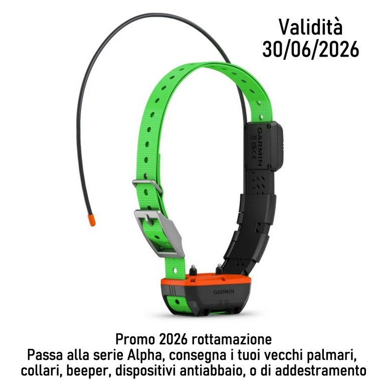 3201011 - TT25K, collare tracciamento e addestramento per serie Alpha/Atemos e PRO 550 Plus - 010-02447-25 - GARMIN - ROTTAMAZIONE