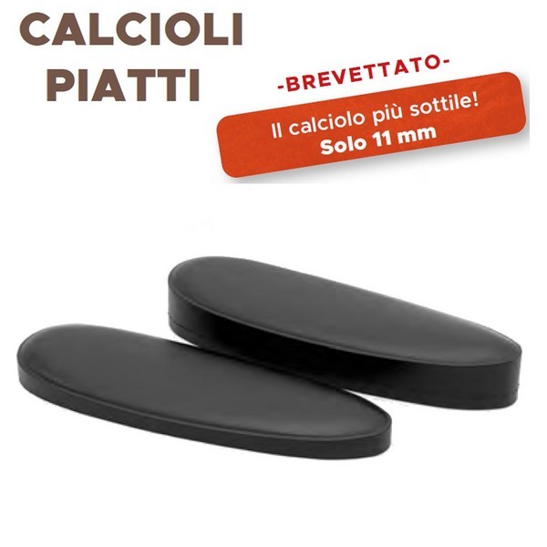 3501032 - CALCIOLO IN GOMMA PIATTO - MARRONE -  MM47,7x145,5x23 - INTERASSA DA 80 A 85 MM - CERVELLATI - 217339