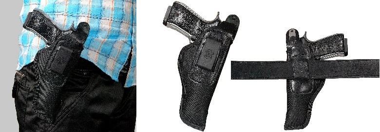 3806021 - FONDINA MASC HOLSTER INSIDE IN CORDURA ART. TR-070 DRINA