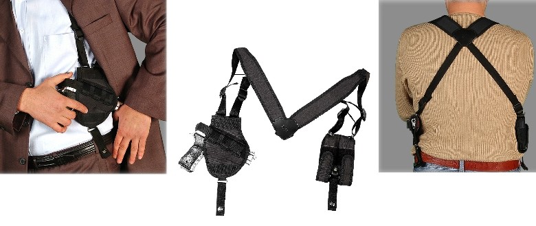 3806024 - FONDINA MASC HOLSTER ASCELLARE IN CORDURA ART. KA-310TR