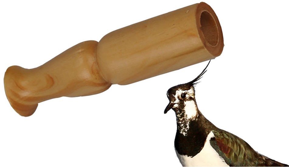 4202009 - RICHIAMO PAVONCELLA - MATERIALE IN LEGNO DI BOSSOLO - LUNGHEZZA 9,5 CM - IN BLISTER