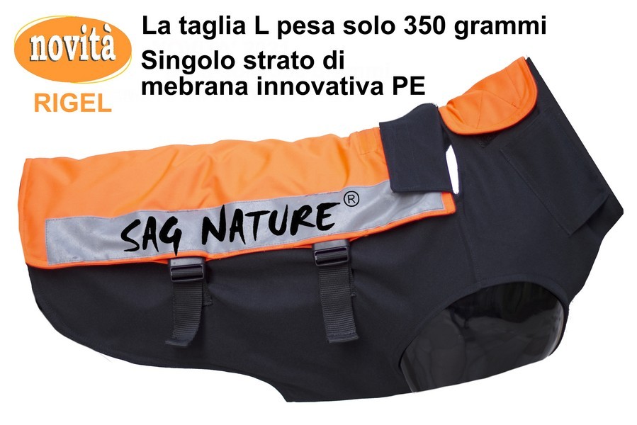 4602001 - GIUBBOTTO ANTIZANNA RIGEL ULTRALIGHT CON 1 STRATO DI MEMBRANA PE - DALLA TG XXS ALLA TAGLIA XXL - LEGGERO - ROBUSTO - TRASPIRANTE - SAG NATURE