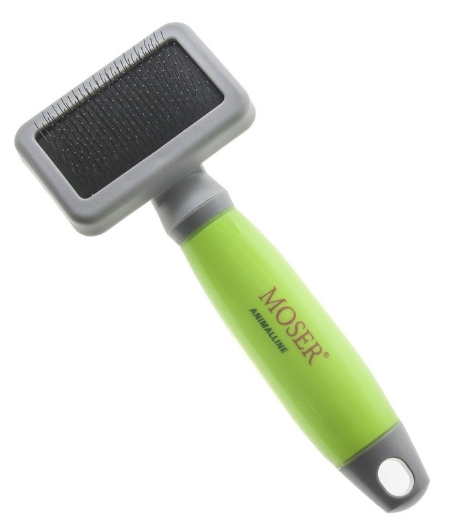 5903003 - SPAZZOLA CARDATRICE PICCOLA - CANI PICCOLI E AREE DIFFICILI - 2999-7055 - GROOMING TOOLS - MOSER