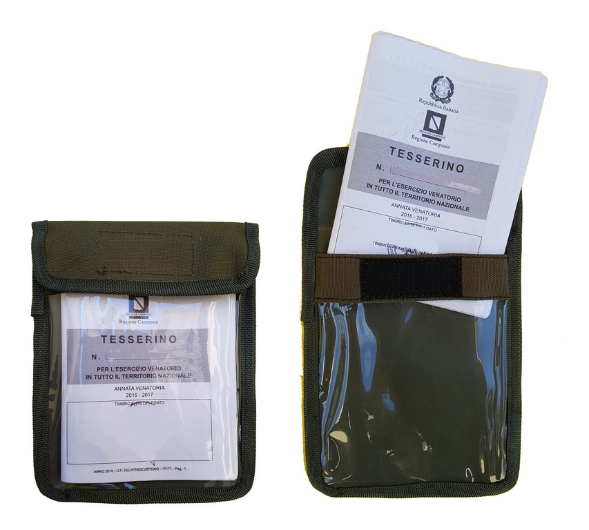 6001008 - PORTADOCUMENTI IN CORDURA IMPERMEABILE - MISURE 17x13,5 CM - SAG NATURE