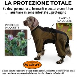 6001013 - GILET ANTIPABBIO PER CANI - TAGLIA XL-XXL - SAG NATURE