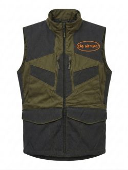 0102008 - GILET CASTORE IN COTONE ELASTICIZZATO E KEVLAR - DALLA TG S ALLA TG 5XL - SAG NATURE